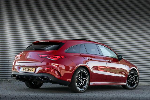 Mercedes-Benz CLA-KLASSE Shooting Brake 180 | Panoramadak | Nightpakket | Trekhaak | Custom bekleding