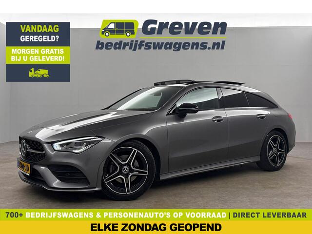 Mercedes-Benz CLA-KLASSE 180 AMG Pano LED Sfeerverl. Camera Memory Carplay Virtual Clima Cruise Navi PDC 18''LMV