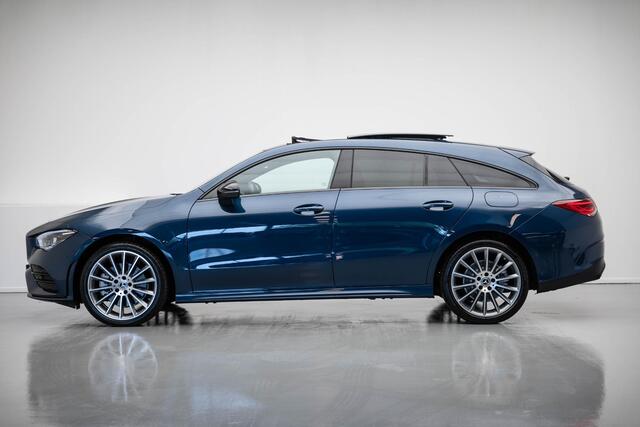 Mercedes-Benz CLA-KLASSE Shooting Brake 250 e AMG Line |Pano|Leder|Ambient|Trekhaak|Adaptive|