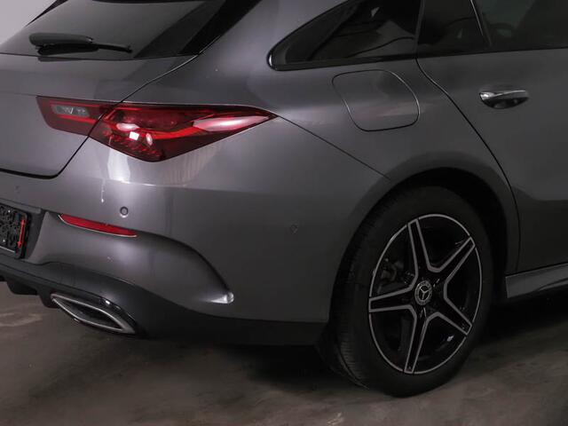 Mercedes-Benz CLA-KLASSE Shooting Brake 250 e AMG Nightpakket | Panoramadak | Distronic | Sfeerverlichting | Sttur- en Stoelverwarming | 360 gr Camera | KEyless Go | Inclusief 24 maanden Mercedes-Benz Certified garantie voor Europa.