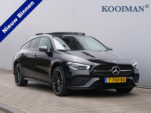Mercedes-Benz CLA-KLASSE Shooting Brake 250e 218pk AMG Line Automaat Leder / Schuifdak / Sfeerverlichting / Burmester