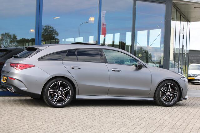 Mercedes-Benz CLA-KLASSE Shooting Brake 200 AUT7 <<MAGNO GREY>> AMG NIGHT PANORAMADAK SFEER KEY-LESS GO MEMORY CARPLAY TREKHAAK