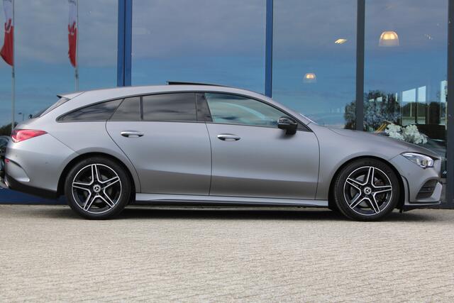 Mercedes-Benz CLA-KLASSE Shooting Brake 200 AUT7 <<MAGNO GREY>> AMG NIGHT PANORAMADAK SFEER KEY-LESS GO MEMORY CARPLAY TREKHAAK