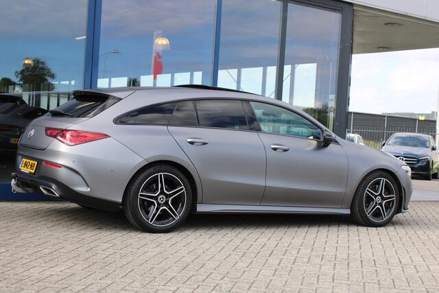 Mercedes-Benz CLA-KLASSE Shooting Brake 200 AUT7 <<MAGNO GREY>> AMG NIGHT PANORAMADAK SFEER KEY-LESS GO MEMORY CARPLAY TREKHAAK