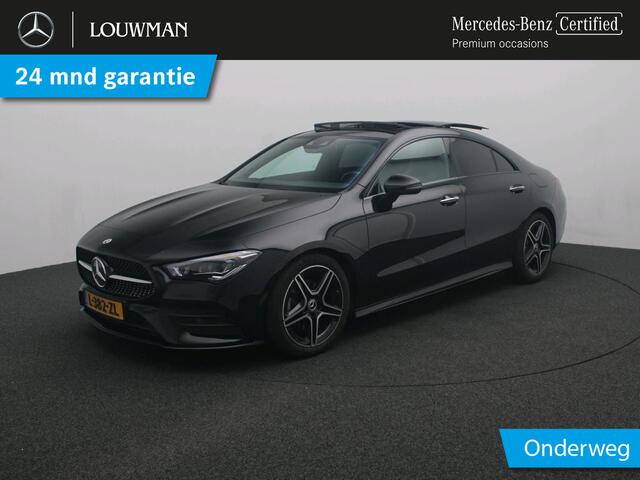 Mercedes-Benz CLA-KLASSE 180 Business Solution AMG AMG Line | Night Pakket | Panorama Schuif-Kanteldak | Sfeerverlichting | Memory Voorstoelen Ledkoplampen. Inclusief 24 maanden Mercedes-Benz Certified garantie voor Europa