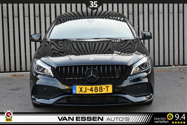 Mercedes-Benz CLA-KLASSE 180 AMG Night-Edition Automaat Pano Stoelverw. Navigatie Flippers Trekhaak NL-Auto!