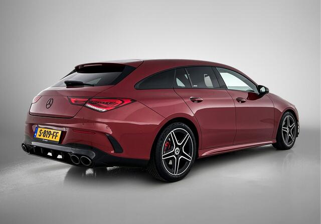 Mercedes-Benz CLA-KLASSE Shooting Brake 200 AMG Line 5 spaaks lichtmetalen velgen | Navigatie | MBUX wide screen | Parking support met camera | speciale uitlaten achter Inclusief 24 maanden MB Certified garantie voor Europa.