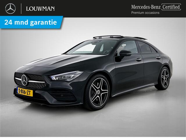 Mercedes-Benz CLA-KLASSE 200 AMG-Line | Night pakket | Panorama Schuif/kanteldak | Memory Seats | Head-Up Display | Rijassistentie pakket | 360 Camera | Sfeerverlichting Inclusief 24 maanden MB Certified garantie voor Europa.