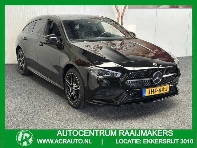 Mercedes-Benz CLA-KLASSE SHOOTING BRAKE 250 e AMG LINE NAVIGATIE CRUISE CONTROL CLIMATE CONTROL PANORAMA SCHUIF/KANTELDAK APPLE CARPLAY/ANDROID RIJSTROOKSENSOREN ACHTERUITRIJCAMERA ZEER MOOI !! 3010