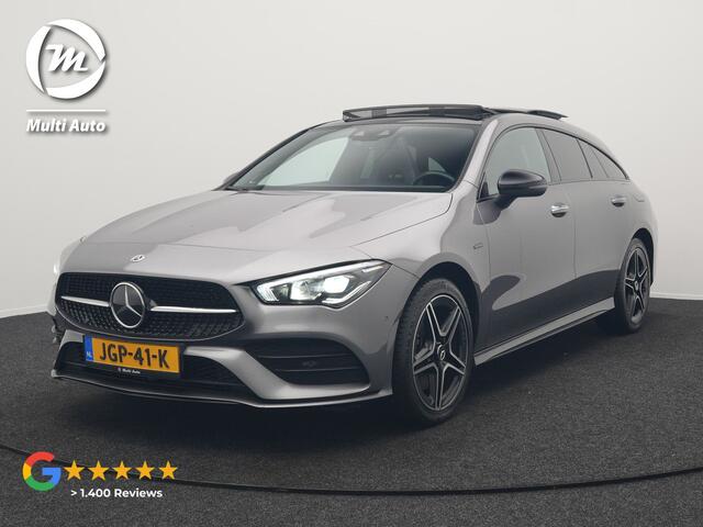 Mercedes-Benz CLA-KLASSE Shooting Brake 250 e AMG Plug In Hybrid 218pk Dealer O.H PHEV | Trekhaak Af Fabriek | Panodak | Burmester Sound | Adaptive Cruise | Alcantara Sportstoelen Verwarmd | Sfeerverlichting | WideScreen | Navigatie |
