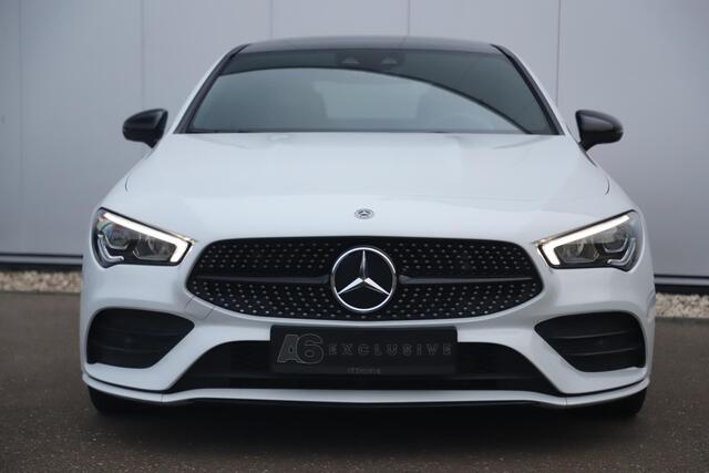 Mercedes-Benz CLA-KLASSE 200 Business Solution AMG Night 164PK Automaat Panoramadak Sfeerverlichting Widescreen 18 inch Navigatie Carplay Camera Full LED Stoelverwarming