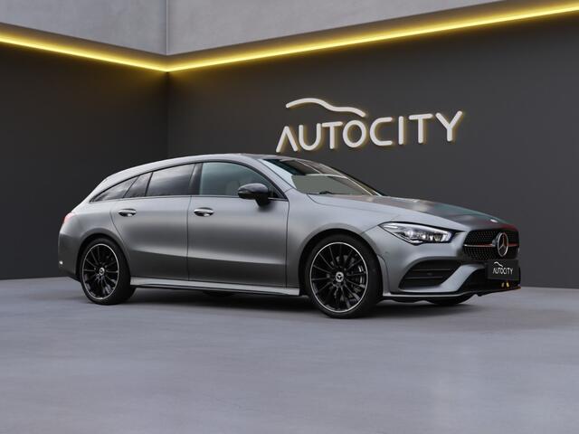 Mercedes-Benz CLA-KLASSE Shooting Brake 200 AMG Line Multibeam l Night pakket l Leder l Trekhaak l Leder