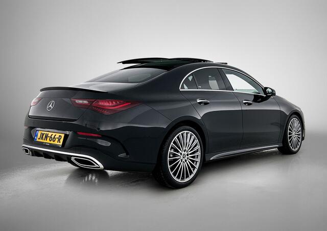 Mercedes-Benz CLA-KLASSE 180 Star Edition AMG Line Plus | Parkeerpakket met 360°-camera | Head-up display | Voorstoelen met Memory | Dodehoekassistent | Antidiefstalpakket GUARD 360° Plus | Draadloos oplaadsysteem voor Smartphone |