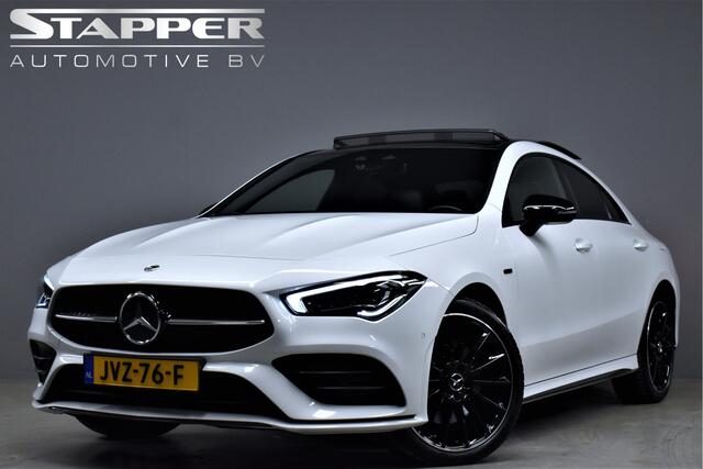 Mercedes-Benz CLA-KLASSE 250 e 218pk AMG-Line Limited 1e Eig. Dealer OH Pano/Sfeer/Virtual/Camera/Navi/Stoelverw./Pdc/Cruise/Lmv19"