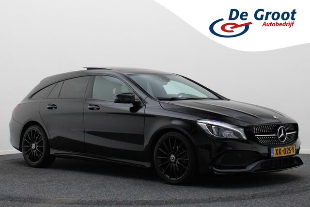 Mercedes-Benz CLA-KLASSE Shooting Brake 180 Business Solution AMG Night Upgrade Automaat Panoramadak, LED, Camera, Navigatie, Stoelverwarming, PDC, 18"