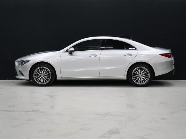 Mercedes-Benz CLA-KLASSE 250 e Luxury Line [SCHUIFKANTELDAK, APPLE CARPLAY, ANDROID, VOL LEDER, STOELVERWARMING, CAMERA, PDC 360, CRUISE, CLIMATE, NIEUWSTAAT]