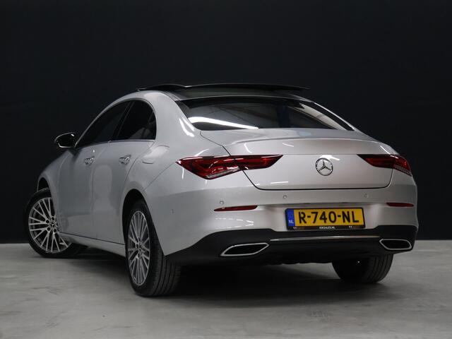 Mercedes-Benz CLA-KLASSE 250 e Luxury Line [SCHUIFKANTELDAK, APPLE CARPLAY, ANDROID, VOL LEDER, STOELVERWARMING, CAMERA, PDC 360, CRUISE, CLIMATE, NIEUWSTAAT]