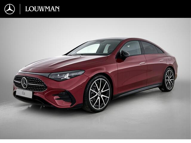 Mercedes-Benz CLA-KLASSE 200 Business Solution AMG | Premium Plus pakket | Winterpakket | Nightpakket | Parkeerpakket | Sportstoelen | 19" vijf dubbelspaaks AMG-velgen | Sierelementen in aluminium | URBAN GUARD | Vast panoramadak | MBUX virtuele assistent |