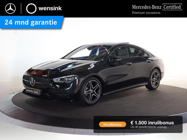 Mercedes-Benz CLA-KLASSE 180 Star Edition AMG Line | Panoramadak | Night | Distronic | Night | Dodehoekassistent |
