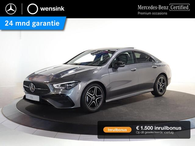 Mercedes-Benz CLA-KLASSE 180 Star Edition AMG Line | Panoramaschuifdak | DISTRONIC | Nightpakket | Achteruitrijcamera |