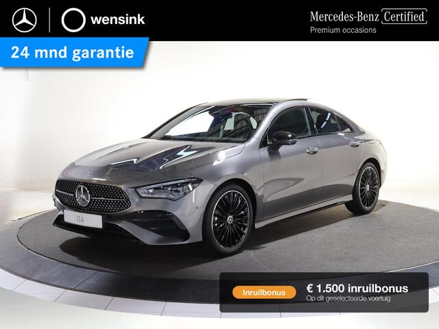 Mercedes-Benz CLA-KLASSE 180 Business Solution AMG | Panoramaschuifdak | AMG Line Plus | Head-up display | Nightpakket | 360° camera | Dodehoekassistent |