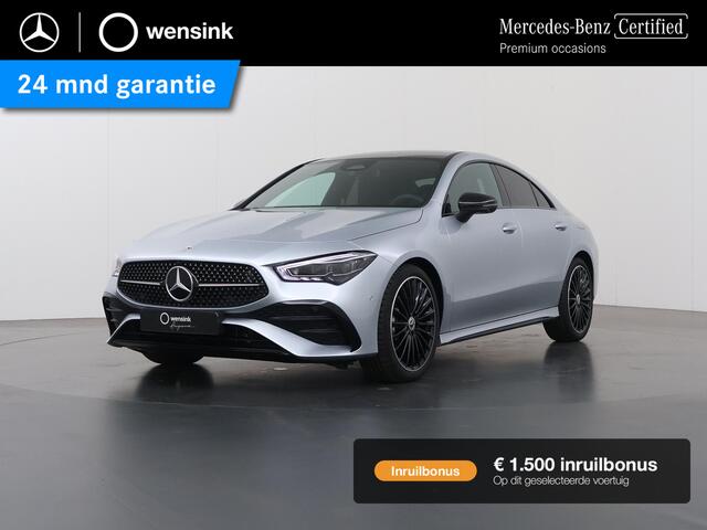 Mercedes-Benz CLA-KLASSE 180 Business Solution AMG | Panoramaschuifdak | AMG Line Plus | Head-up display | Nightpakket | 360° camera | Dodehoekassistent |
