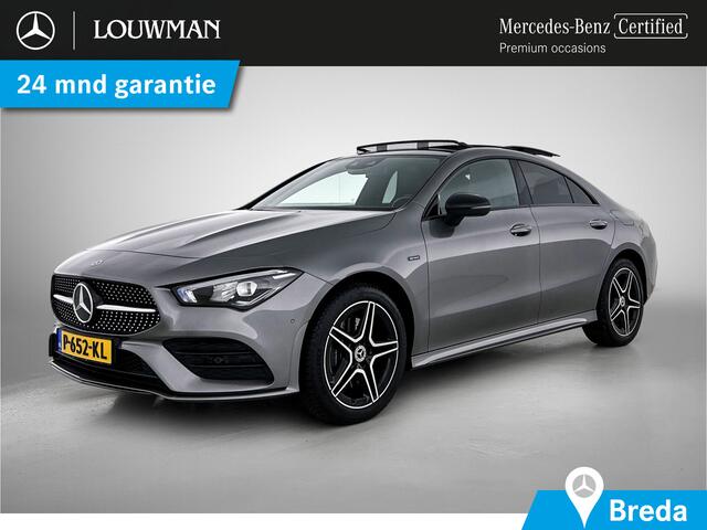 Mercedes-Benz CLA-KLASSE 250 e AMG Plug-In Hybride AMG Line | Night Pakket | Panorama Schuif-Kanteldak. Inclusief 24 maanden Mercedes-Benz Certified garantie voor Europa.