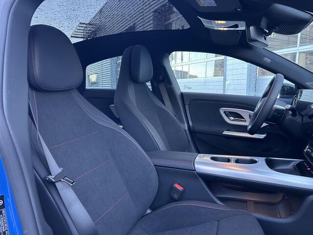 Mercedes-Benz CLA-KLASSE 250+ Launch Edition | AMG Line | Night Pakket | Panoramadak | DISTRONIC Afstandsassistent | Dodehoekassistent | MULTIBEAM LED Koplampen | Elektrisch Verstelbare Stoelen + Memory | Stoelverwarming | Sfeerverlichting | THERMOTRONIC Klimaatregeling | Apple CarPlay | Android Auto | Achteruitrijcamera | Parkeersensoren
