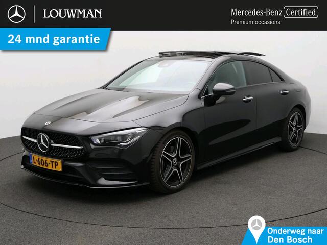 Mercedes-Benz CLA-KLASSE 180 Business Solution AMG AMG Line | Night Pakket | Panorama Schuif-Kanteldak | Memory Voorstoelen. Inclusief 24 maanden MB Certified garantie voor Europa.