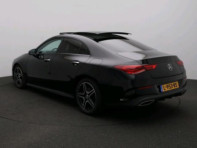 Mercedes-Benz CLA-KLASSE 200 Business Solution AMG AMG Line | Night Pakket | Panorama Schuif-Kanteldak | Parkeerpakket met achteruitrijcamera | Stoelverwarming | Sfeerverlichting. Inclusief 24 maanden MB Certified garantie voor Europa