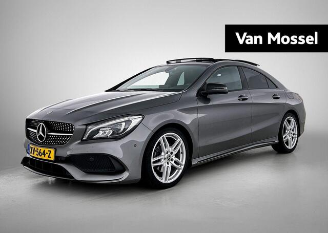 Mercedes-Benz CLA-KLASSE 180 180 AUTOMAAT | PANORAMADAK | AMG EXTERIEUR & INTERIEUR | NAVIGATIE | SPORTSTOELEN | LED | AMG VELGEN | CRUISE | AIRCO | STOELVERWARMING | 12 MAANDEN BOVAG GARANTIE |