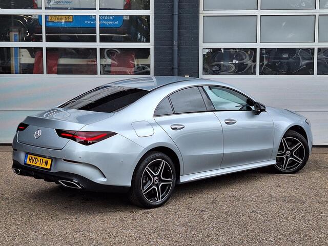 Mercedes-Benz CLA-KLASSE 250 e Star Edition AMG | Night Pakket | Dodehoekassistent | Apple CarPlay | Android Auto | Sfeerverlichting | Stoelverwarming | Parkeersensoren | Achteruitrijcamera | Elektrisch Inklapbare Buitenspiegels