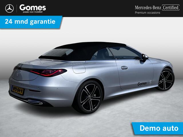 Mercedes-Benz CLE Cabriolet 180 Luxury Line | DISTRONIC Afstandsassistent | Dodehoekassistent | Windscherm | Elektrisch Verstelbare Stoelen + Memory | Stoelverwarming | Sfeerverlichting | Apple CarPlay | Android Auto | Achteruitrijcamera