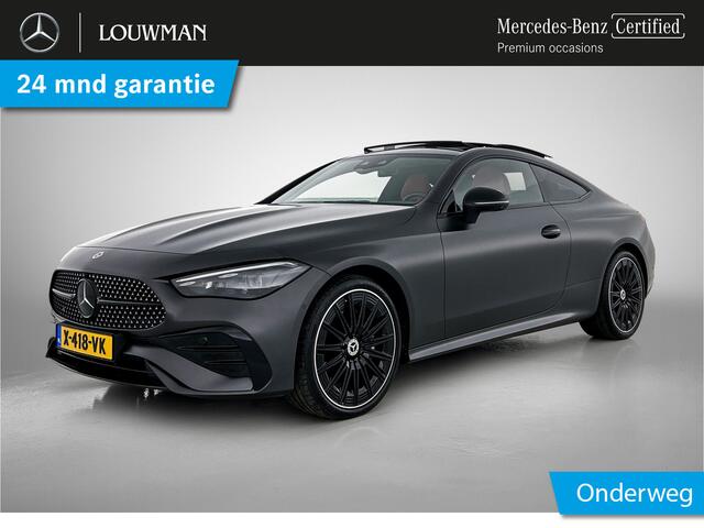 Mercedes-Benz CLE Coupé 300 4MATIC AMG-Line | Night pack | Panorama schuifdak | Rijassistentie pack | Burmester Sound | Leder | Premium Plus pack Inclusief 24 maanden MB Certified garantie voor Europa.