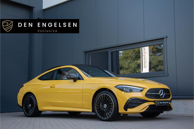 Mercedes-Benz CLE Coupé 300 e AMG Line | ACC | Pano | Burmester | NL Auto | Camera | Lane & Side Assist | Memory | Keyless Go | Apple & Android Carplay | Verkeersbordenherkenning | MBUX Premium | Led | Sfeerverlichting Premium | 19"| 313PK | Fabrieksgarantie 01/27
