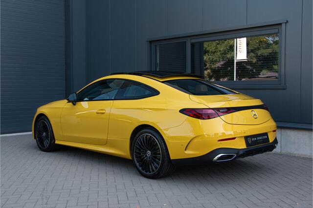 Mercedes-Benz CLE Coupé 300 e AMG Line | ACC | Pano | Burmester | NL Auto | Camera | Lane & Side Assist | Memory | Keyless Go | Apple & Android Carplay | Verkeersbordenherkenning | MBUX Premium | Led | Sfeerverlichting Premium | 19"| 313PK | Fabrieksgarantie 01/27