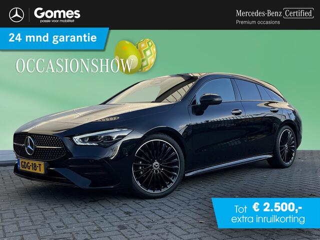 Mercedes-Benz Cla Shooting Brake 180 Star Edition AMG | Night Pakket | Panoramadak | MULTIBEAM LED Koplampen | Dodehoekassistent | Apple CarPlay | Android Auto | Stoelverwarming | Sfeerverlichting | Elektrische Achterklep | Achteruitrijcamera