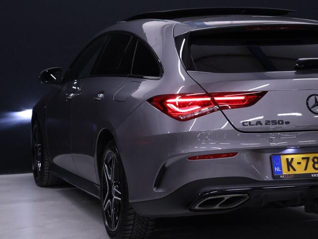 Mercedes-Benz Cla Shooting Brake 250 e AMG Limited [SFEERVERLICHTING, TREKHAAK, CAMERA, CRUISE CONTROL, STOELVERWARMING, MEMORY SEATS, SCHUIFKANTELDAK, APPLE CARPLAY, NAVIGATIE, NIEUWSTAAT]