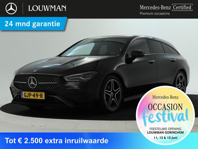 Mercedes-Benz Cla Shooting Brake 180 AMG Nightpakket | Trekhaak | Keyless Go | Sfeerverlichting | Stoelverwarming | Parkeerpakket met Camera | Inclusief 24 maanden Mercedes-Benz Certified garantie voor Europa.