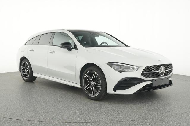 Mercedes-Benz Cla Shooting Brake 250 e AMG Plug-In Hybride Trekhaak | AMG Line | Panorama Schuif-Kanteldak | Distronic | Head-up display | Parkeerpakket met 360°-camera Inclusief 24 maanden MB Certified garantie voor Europa.