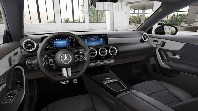 Mercedes-Benz Cla Shooting Brake 180 Business Solution AMG | Panoramaschuifdak | Premium plus | Night pakket | Multispaaks velgen | Head-up display | Dodehoekassistent | 360° camera | Stoelverwarming |