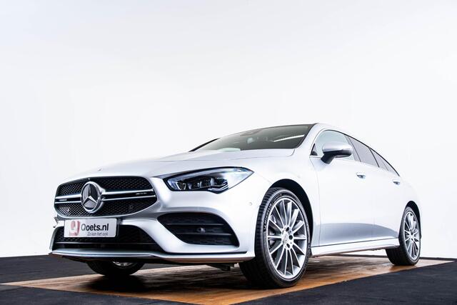 Mercedes-Benz Cla Shooting Brake 250 e AMG Line Panoramadak - Trekhaak - Sfeerverlichting - Memorystoelen - Stoelverwarming - Dodehoekassistent - Camera - 19 inch - Lederpakket