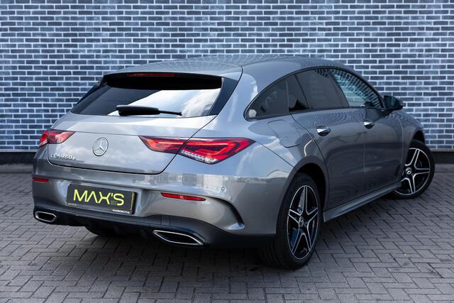 Mercedes-Benz Cla Shooting Brake 250 e Business Solution AMG Limited | Plug-in Hybrid (PHEV) | Panoramadak | Achteruitrijcamera | Parkeersensoren | Night-pakket | Lichtmetalen Velgen 18 inch | MBUX Widescreen | Stoelverwarming | Apple Carpaly | Android Auto