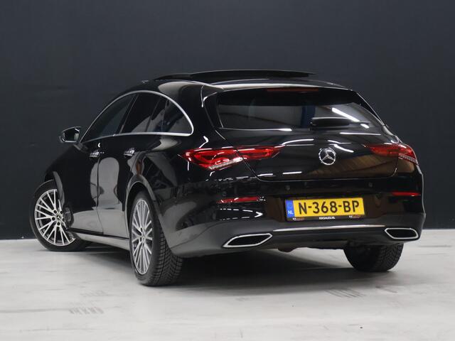 Mercedes-Benz Cla Shooting Brake 200 Business Solution Luxury [SCHUIFKANTELDAK, SFEERVERLICHTING, TREKHAAK UITKLAPBAAR, MEMORY SEATS, BURMESTER, APPLE CARPLAY, ANDROID, STOELVERWARMING, CAMERA, VOL LEDER, CRUISE, CLIMATE, NIEUWSTAAT]
