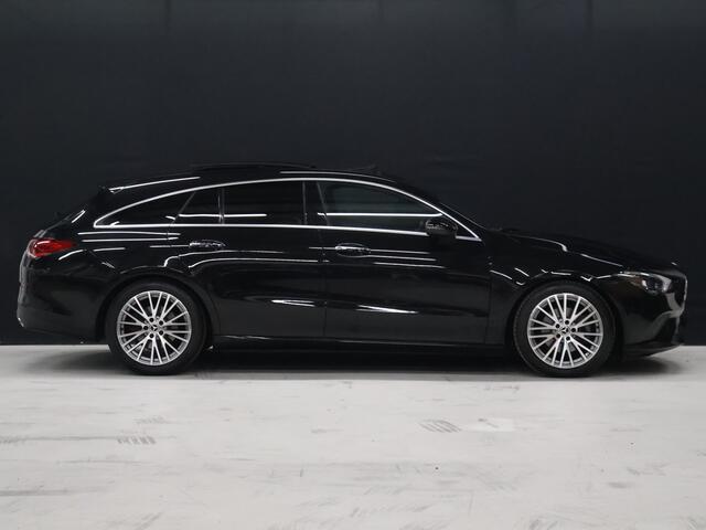 Mercedes-Benz Cla Shooting Brake 200 Business Solution Luxury [SCHUIFKANTELDAK, SFEERVERLICHTING, TREKHAAK UITKLAPBAAR, MEMORY SEATS, BURMESTER, APPLE CARPLAY, ANDROID, STOELVERWARMING, CAMERA, VOL LEDER, CRUISE, CLIMATE, NIEUWSTAAT]