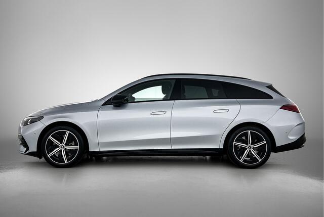 Mercedes-Benz Cla Shooting Brake 250+ Business Solution AMG 85 kWh | Nightpakket | Trekhaak | Vast panoramadak | Massagefunctie | Warmtewerend, donkergetint glas | URBAN GUARD | 18 inch vijfspaaks lichtmetalen AMG-velgen |