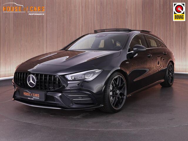 Mercedes-Benz Cla Shooting Brake 35 AMG 306pk 4MATIC Premium Plus |panoramak|Burmester|memory|leder|stoelverwarming|19" LMV|blind spot|sfeer verlichting|parkeercamera|
