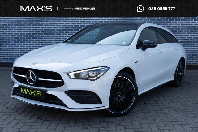 Mercedes-Benz Cla Shooting Brake 250 e AMG Line | Plug-in Hybrid (PHEV) | Panoramadak | Burmeister Audio | Elektrisch Verstelbare Voorstoelen | Elektrische Achterklep | LED Koplampen | Widescreen MBUX | Stoelverwarming | Apple Carplay | Android Auto