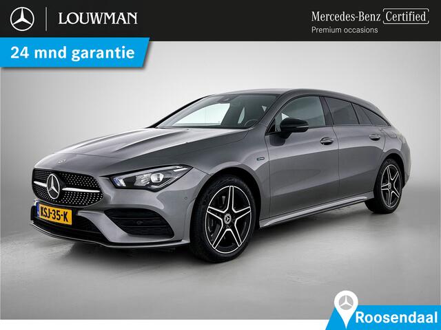 Mercedes-Benz Cla Shooting Brake 250 e AMG Plug-In Hybride AMG line | Night Pakket | Ledkoplampen | Parkeerpakket met achteruitrijcamera | Dodehoekassistent. Inclusief 24 maanden Mercedes-Benz Certified garantie voor Europa.