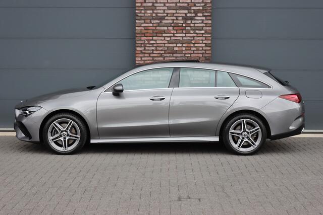 Mercedes-Benz Cla Shooting Brake 250 e AMG Line | Memory | Distronic | Panoramadak | Keyless Go | Verwarmd Stuurwiel | Camera | Sfeerverlichting |